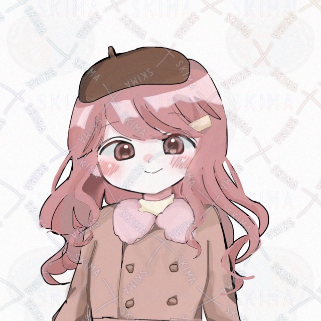 【アイコン】ベレー帽女子