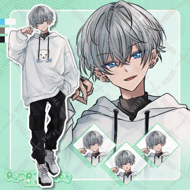 シロクマパーカー君