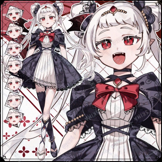 【表情7種】吸血鬼の少女