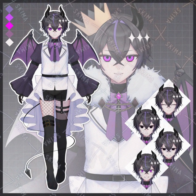 悪魔の男の子 立ち絵