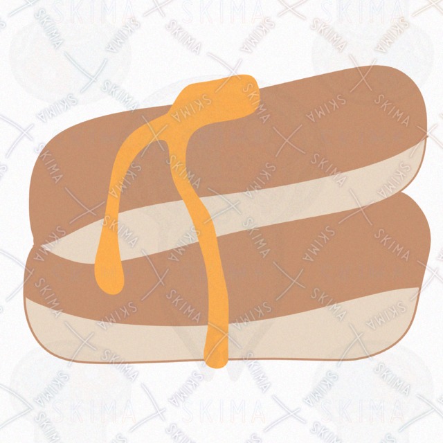 ホットケーキのアイコンイラスト