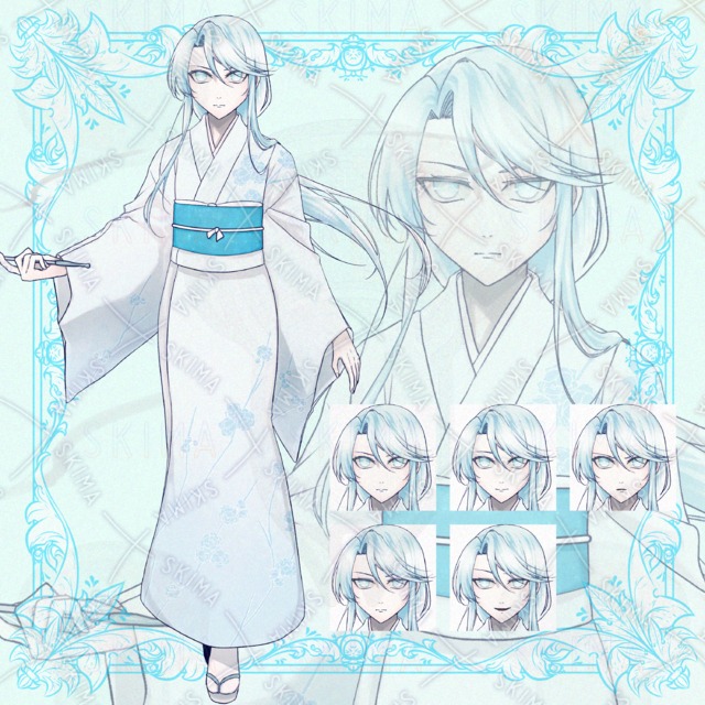 [Adopt8]雪女 表情5種