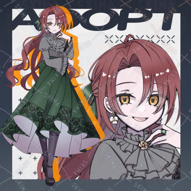 エメラルドの指輪/琥珀色の瞳/令嬢【表情10種類】