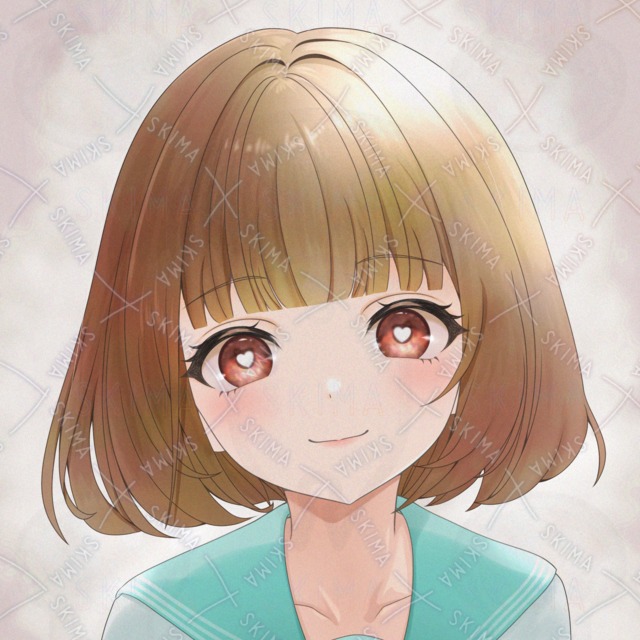 セーラー服の女の子　SNSアイコン