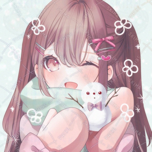 雪の日の女の子