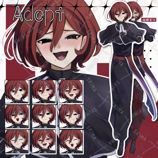 【表情9種、血糊差分】（狂）信者風の男の子