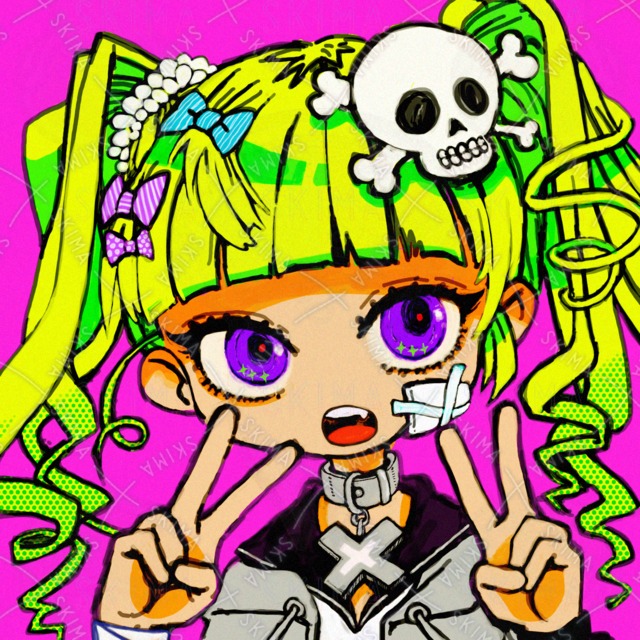 カラフルな女の子