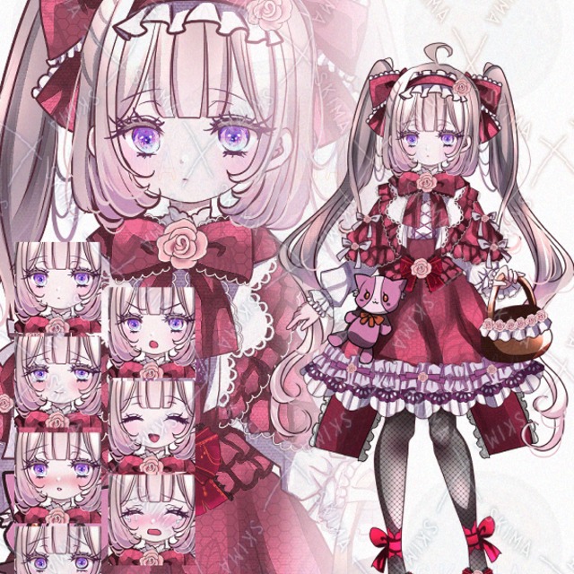 赤ロリータの少女