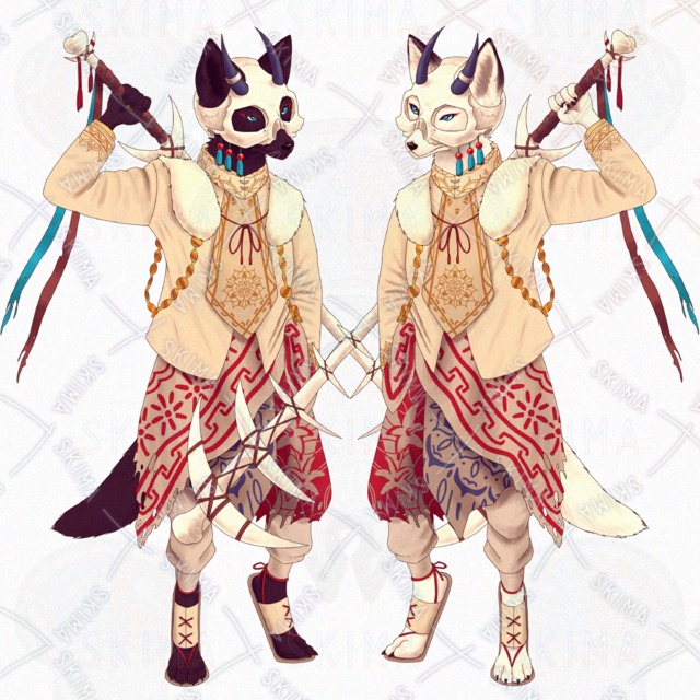 犬　獣人　双子　人外