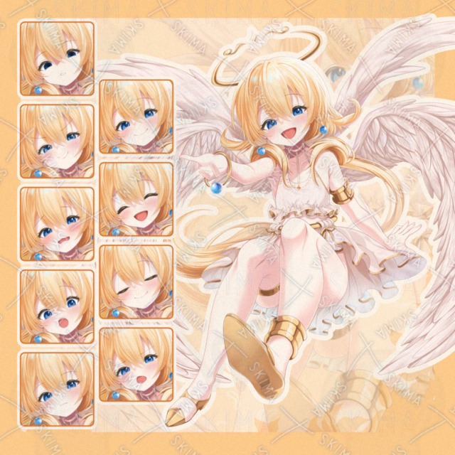 【立ち絵】天使くん【表情10種】