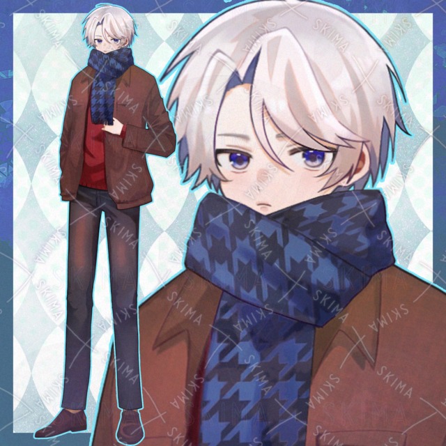 【表情10種】adopt18  マフラーの男の子