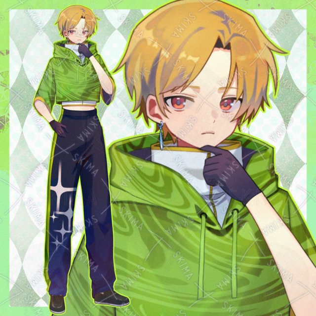 【表情10種】adopt17  パーカーの男の子