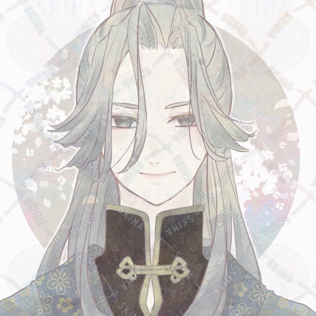 中華風の長髪男子