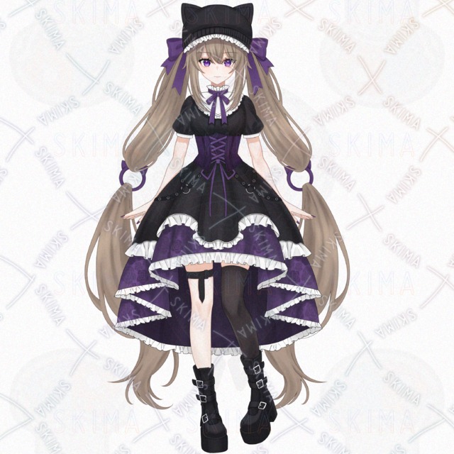 ゴスロリの女の子🐈‍⬛ 💜