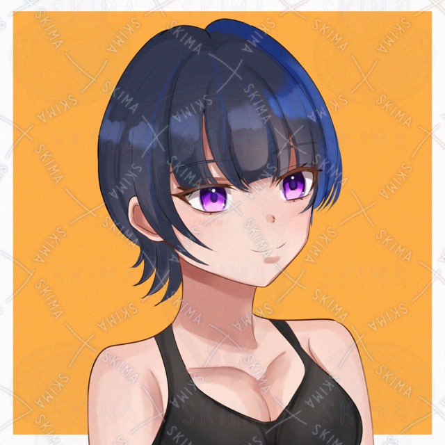 ショートヘアーのお姉さんアイコン