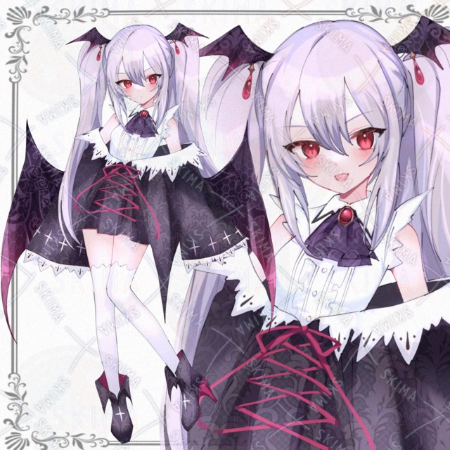 🩸生意気な吸血鬼ちゃん（表情6種）