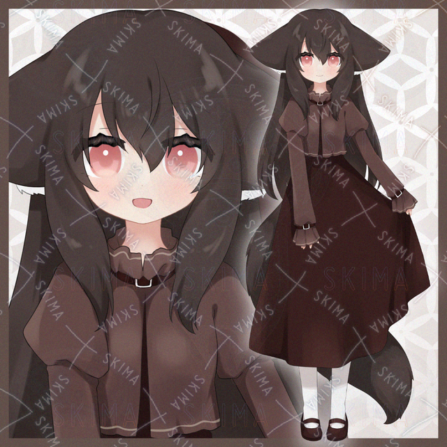 【立ち絵】ケモミミクラシカルな女の子