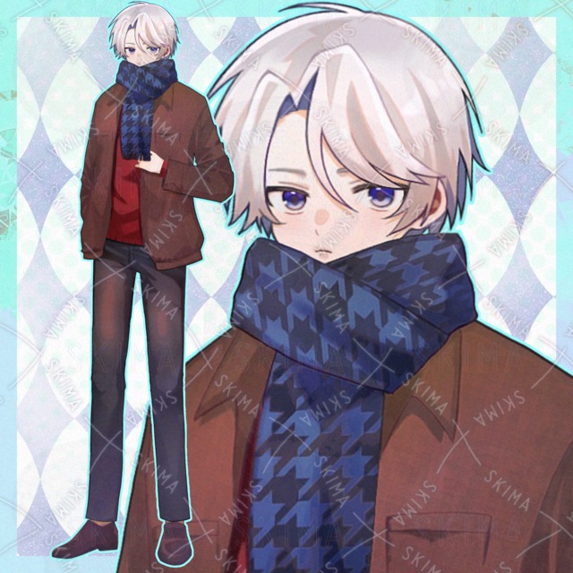 【表情10種】adopt18  マフラーの男の子