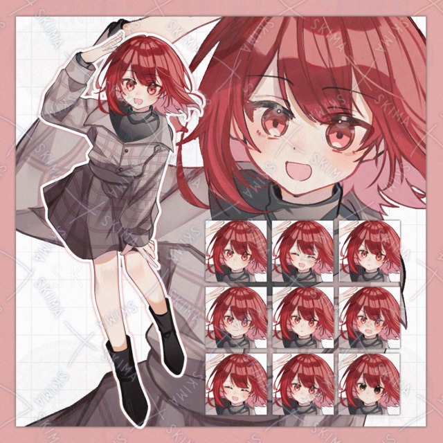 adopt｜少女【表情10種】