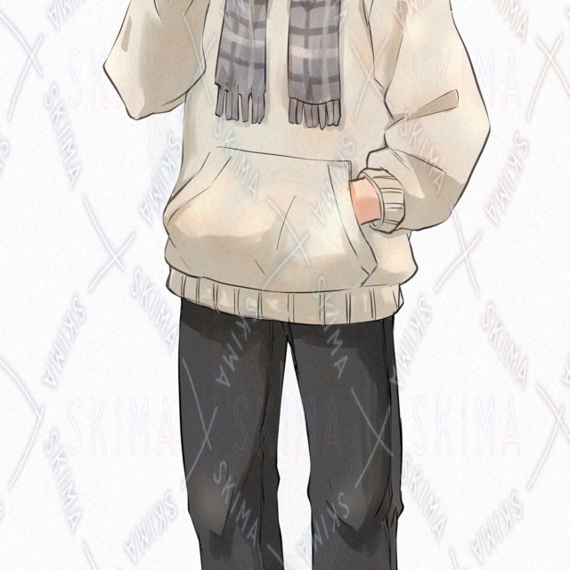 Winter headphone men - standing material｜8 expressions + headphone ON/OFF 的商品圖片第 5 張