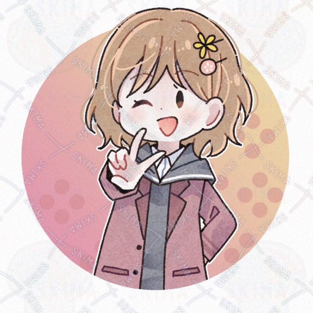 🔶ゆるっと可愛い女の子アイコン G 【SNSアイコン/TRPG】