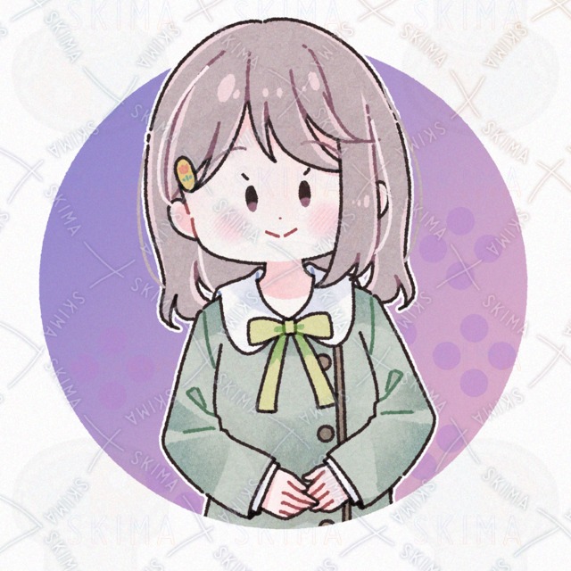 🔶ゆるっと可愛い女の子アイコン E　【SNSアイコン/TRPG】