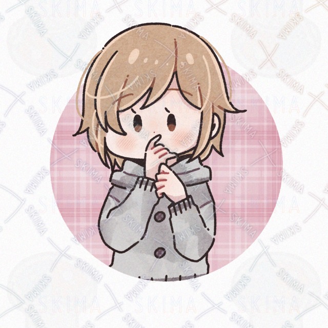 🔶ゆるっと可愛い女の子アイコン C　【SNSアイコン/TRPG】