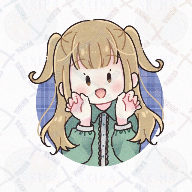 🔶ゆるっと可愛い女の子アイコン B　【SNSアイコン/TRPG】