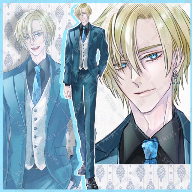 スーツの男性【表情10種】