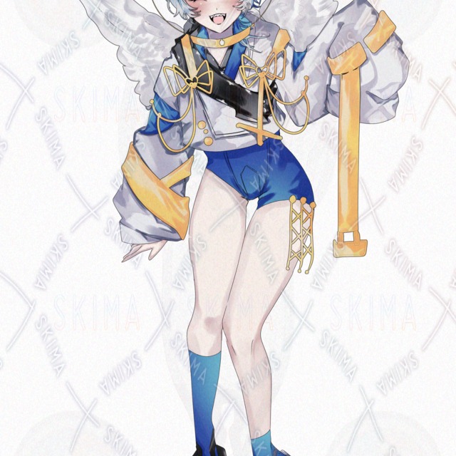 【IRIAM対応/表情差分8種】天使/中性の商品画像7枚目