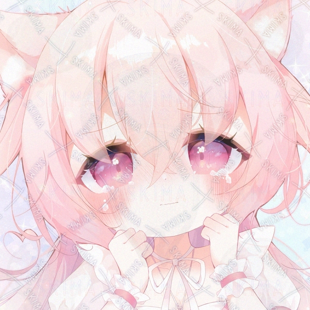 【口差分有】うるうる猫耳女の子