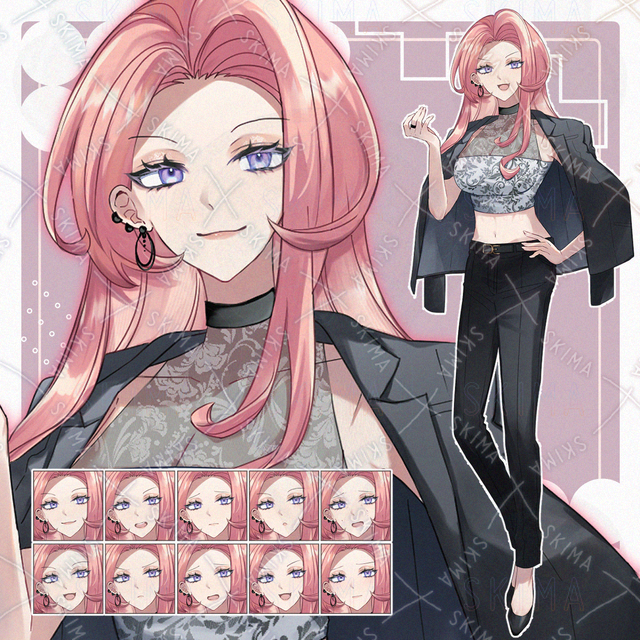 イケイケお姉さん【表情差分10種】