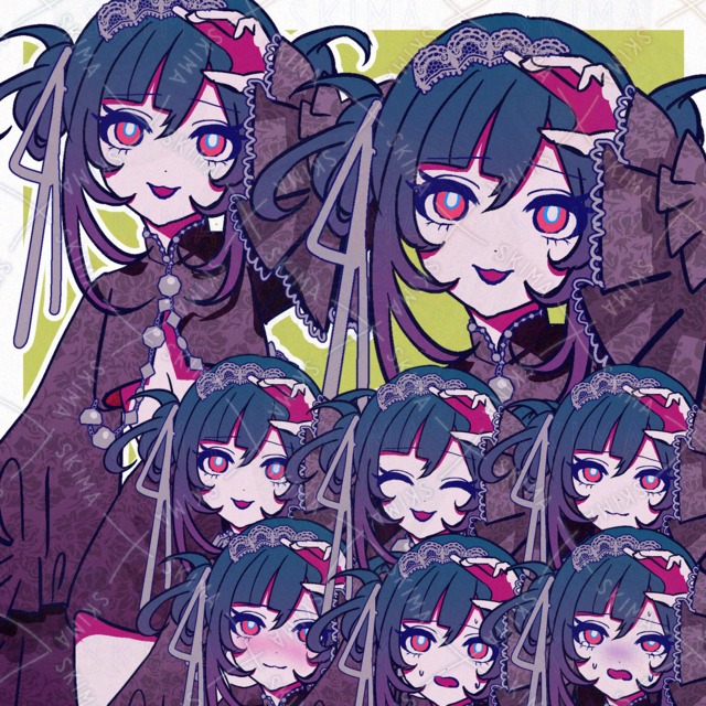 [表情6種]女の子