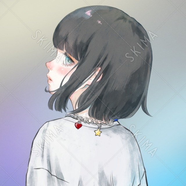 女の子ボブ【2種】透過あり