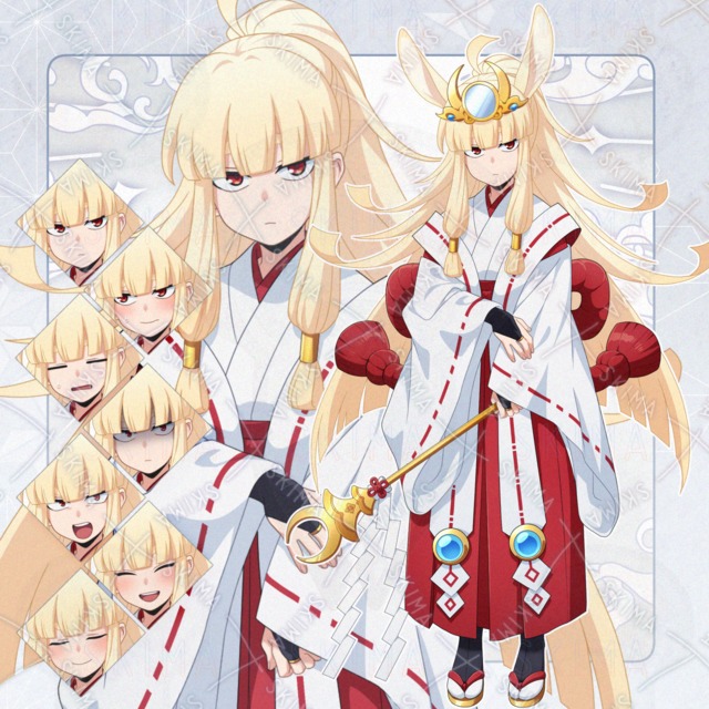 【表情差分7種】ジト目巫女【その他差分3種】