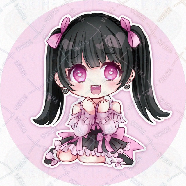 SNSアイコン（ツインテールの女の子）