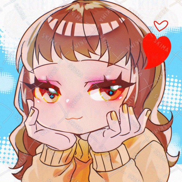 【SNSアイコン等】ふんわり女の子