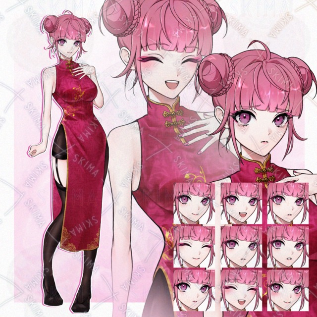 【最終値下げ】チャイナドレスの女の子