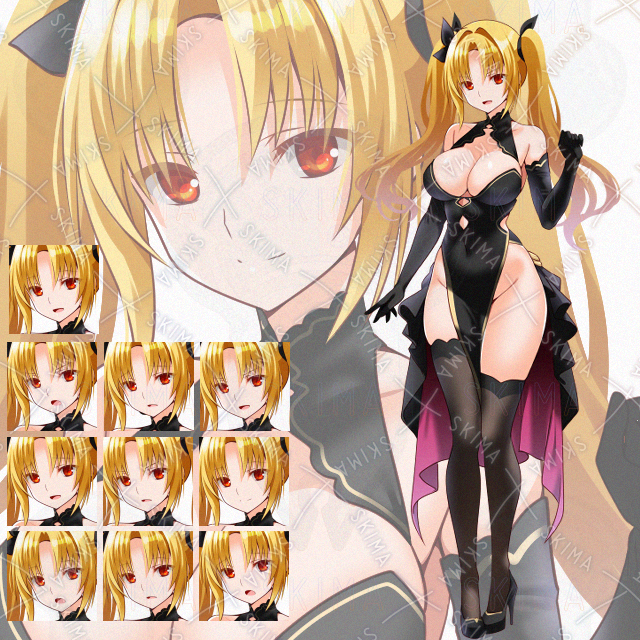 【表情10種】ファンタジーツインテ娘