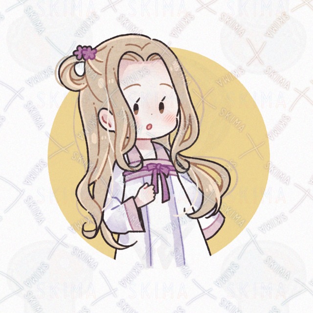 🔶ゆるっと可愛いアイコン（中華風）C【SNSアイコン/TRPG】