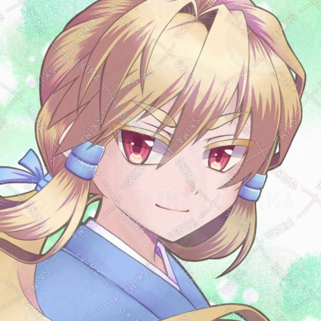 アイコン用和装キャラクター