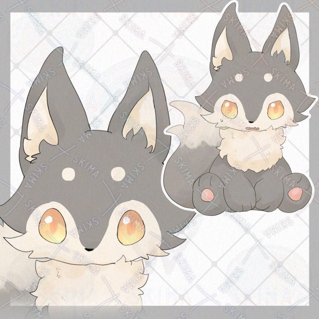 狼【表情8種類】