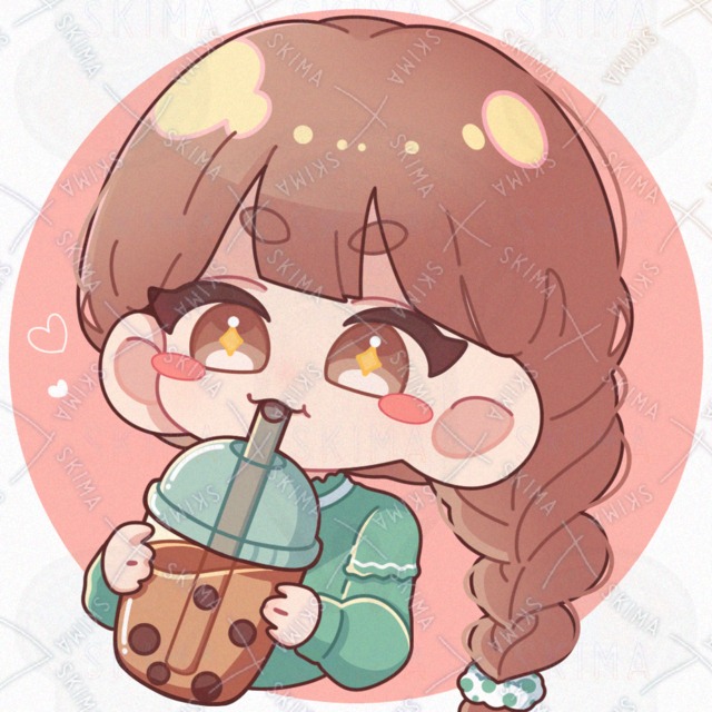 SNSアイコン　タピオカミルクティー