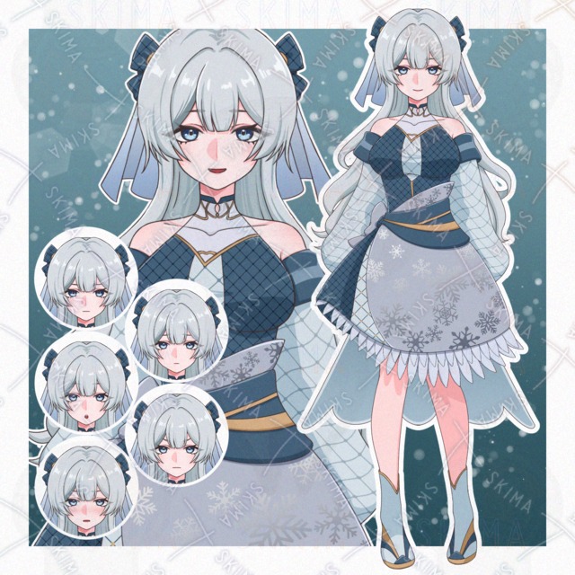 雪小鳥ちゃん【表情7種】