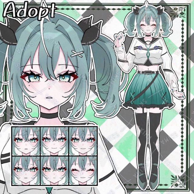 制服ツインテール【Adopt】