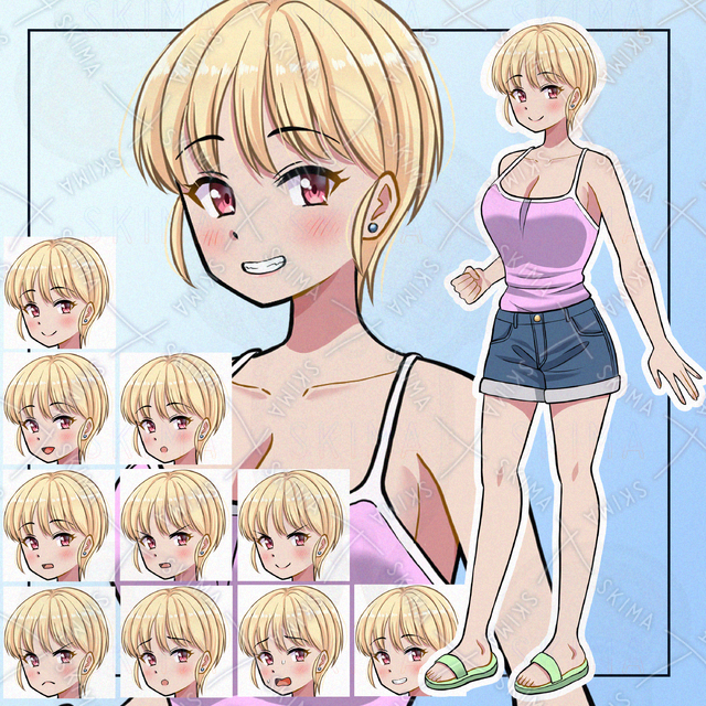 ショートヘアの女の子