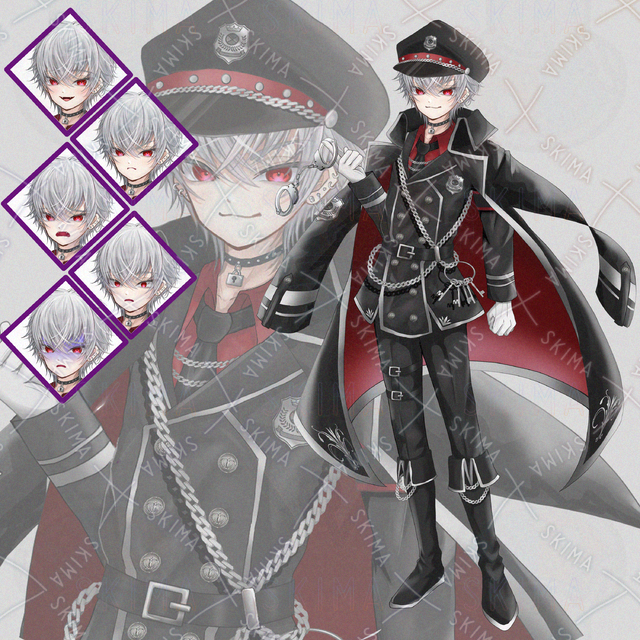 【差分5種】マント、手錠、帽子のON/OFF可能！　看守くん