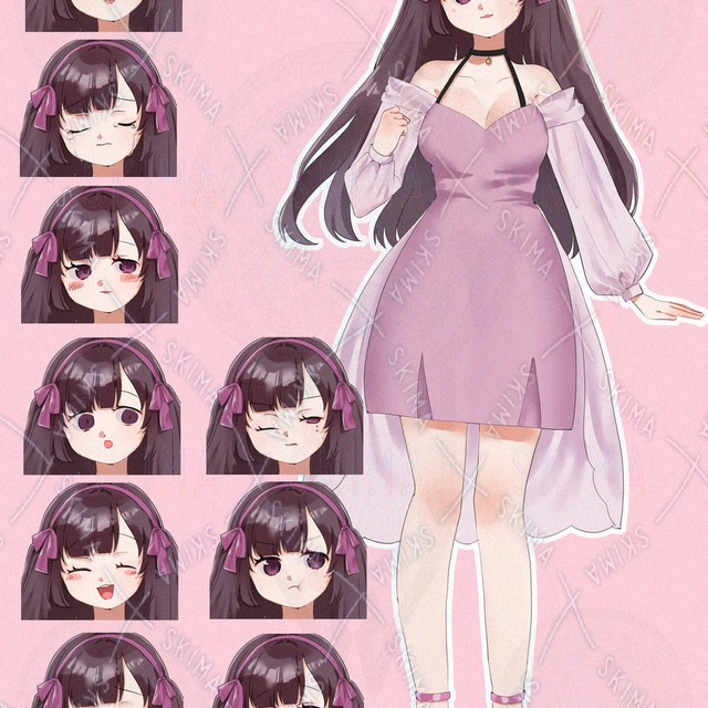 女の子　イラスト