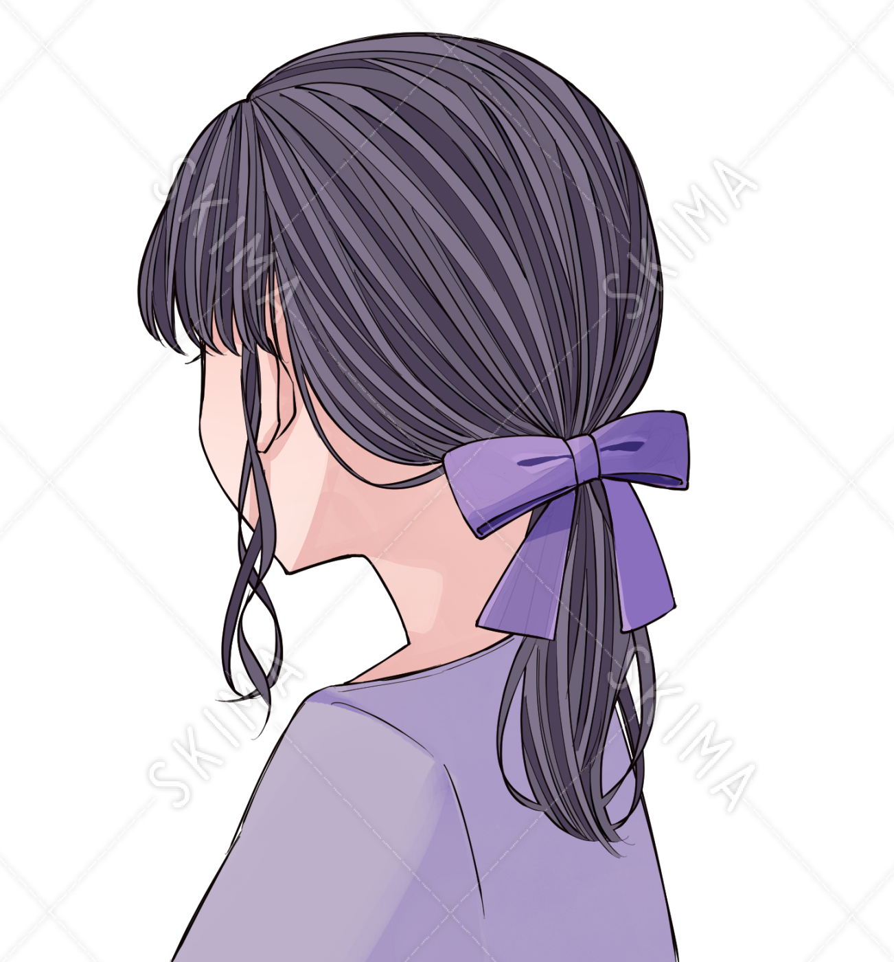 Snsアイコン 後ろ姿 スキマ スキルのオーダーメイドマーケット Skima