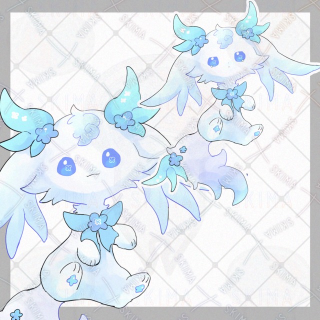 31日まで　白ケモ